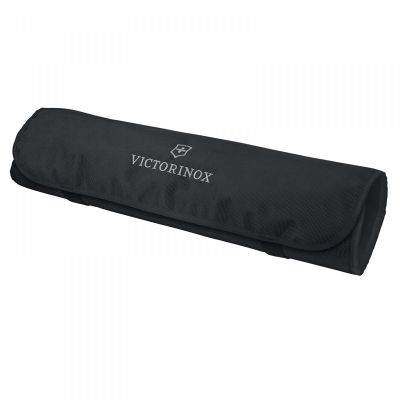 Victorinox มีดครัว/ซองใส่มีด Kitchen Knives - Cutlery Roll Bag, 8pcs, Empty, Black (7.4011.47)