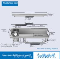 มัลติฟังก์ชั่ชั้นเก็บห้องครัวชั้นวาง304สแตนเลสอุปกรณ์ครัวปรุงรสการจัดเก็บฟรีหมัดแขวนผนัง