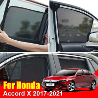 For Honda Accord X 2017 2019 2019 2020 2021 Car Sun Visor Accessori Window Cover SunShade Curtain Mesh Shade Blind Custom Fit