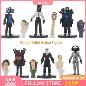 UGIF Skibidi Toilet Figures Model Toys, 9PCS Skibidi Toilet Figure