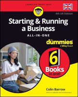 หนังสืออังกฤษใหม่ STARTING &amp; RUNNING A BUSINESS ALL-IN-ONE FOR DUMMIES
