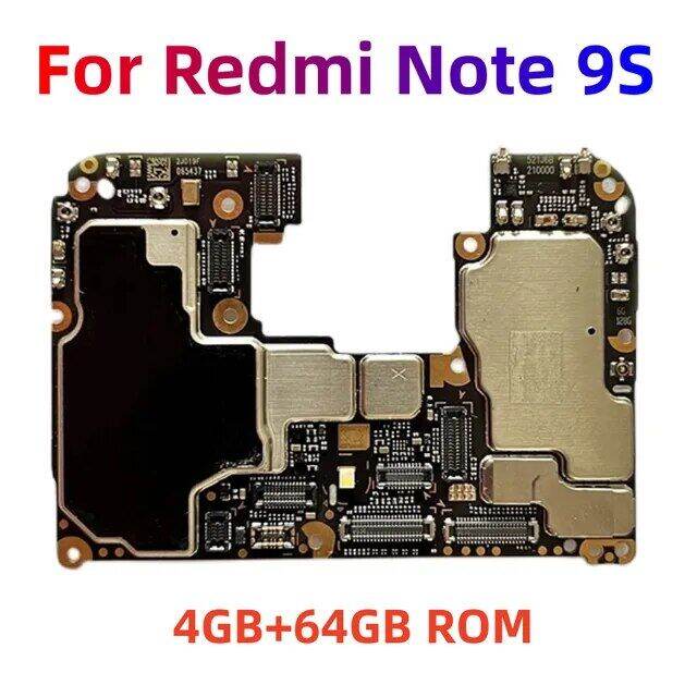 Unlocked Mainboard For Redmi Note 9s Motherboard 128gb 64gb Global Version Main Circuits Board 1611