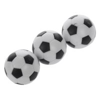 10X Plastic 32mm Soccer Indoor Table Football Ball Replace Black+White