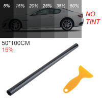 ที่บังแดดกระจกหน้ารถม่านในรถกัน UV หนาทำจาก PVC 50% โปร่งแสงขนาด50X100ซม. สติกเกอร์พลังงานแสงอาทิตย์ฟิล์มหน้าต่างด้านข้าง