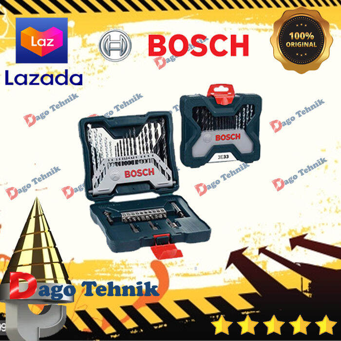 Bosch Bor Mata Set Besi Kayu Beton Obeng Set X Line 33 Bosch | Lazada ...