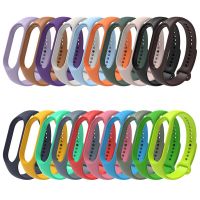 สายนาฬิกาสำหรับ Mi Band 7 6 5 4 3สร้อยข้อมือริสแบนด์ซิลิโคนสายรัดข้อมือ Miband 3 4 Band5 Band6 7สมาร์ทวอท์ช