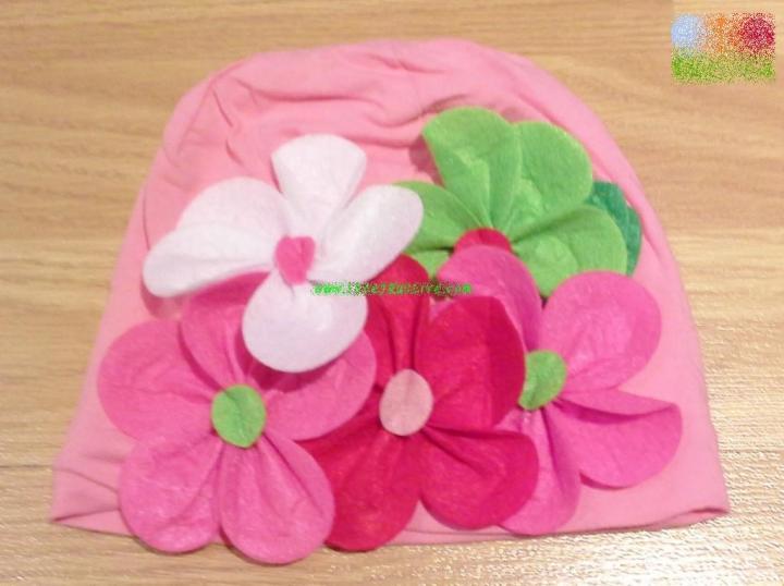 หมวกผ้าสำหรับเด็ก Korean Style  (เส้นรอบวงของหมวก 40-54 cm.)