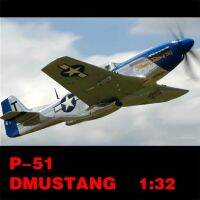 เครื่องบิน P-51 Dmustang Wild Horse Fighter 3D กระดาษรุ่น DIY