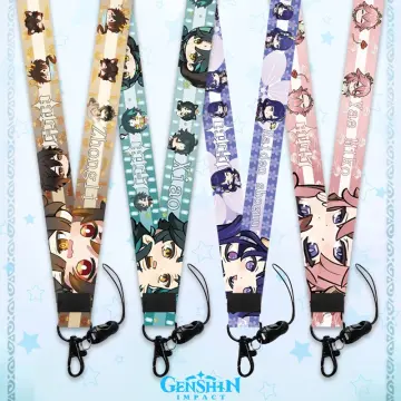 Genshin Impact Hu Tao Keychain Strap Lanyard