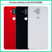 บา ZC600KL ารี่บาเตอร์บาฮาน Kes Unzenfone 5 Lite แผง ZC600KL 2018 Kaca Bateri Belakang Kamera Pintu Belakang