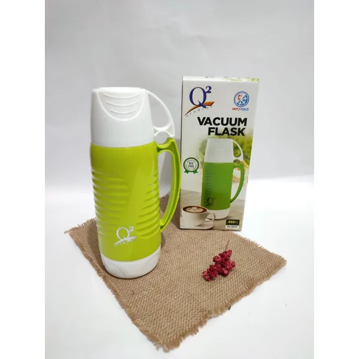 Q2 Vacuum Flask 450ML Termos Panas Dingin VakumThermos Termos Air Panas Dingin 450ml Vacuum