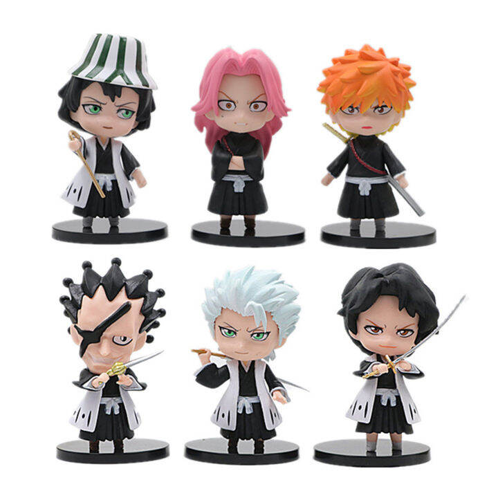 6pcs-cartoon-bleach-figures-toy-delicate-and-compact-decorative-model-toy-for-living-room-desktop-decoration