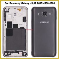 BT-สำหรับ Samsung Galaxy J5 J7 2015 J500 J700 J500F J500H ฝาหลังปิดโทรศัพท์กรอบกลางปลอกหุ้ม