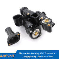 Baificar ยี่ห้อใหม่ Thermostat Housing Assembly พร้อม Thermostats 68003582AB สำหรับรถจี๊ปเข็มทิศ Patriot Dodge Journey Calibre 07-17