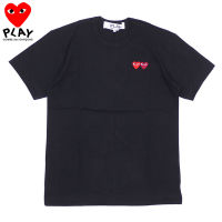 COMME Des Garcons เสื้อยืดสำหรับผู้หญิง,เสื้อยืดผู้ชายเสื้อยืดเสื้อคอตตอนแท้แขนสั้นเสื้อผ้าคู่รักสไตล์น่ารักใส่สบายๆนุ่มสบาย