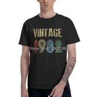 1982 Vintage Distressed Style Age Tshirts Men Casual Tee Top Cotton T Shirt Short Sleeve 39th Birthday Gift 39 Years Old T-shirt 4XL 5XL 6XL