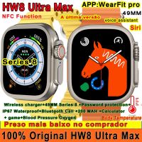 ~ นาฬิกาสมาร์ทวอทช์ HW8 Ultra Max Seri 8 Original NFC 49 มม. บลูทูธ วัดอุณหภูมิเลือด กลูโคส คุยได้ สองมือ เชือกคล้องมืออัจฉริยะ