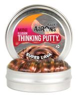 Crazy Aaron s Thinking Putty รุ่นเปลี่ยนสีตามแสงตกกระทบ Super Lava ขนาดเล็ก 2" ดินน้ำมันวิทยาศาสตร์ ไม่มีวันแห้ง ฝึกจินตนาการ เจ๋งกว่าสไลม์