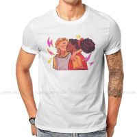 Tara And Darcy O Neck Tshirt Alice Oseman Heartstopper Comic Pure Cotton Original T Shirt ManS Tops Fashion 【Size S-4XL-5XL-6XL】