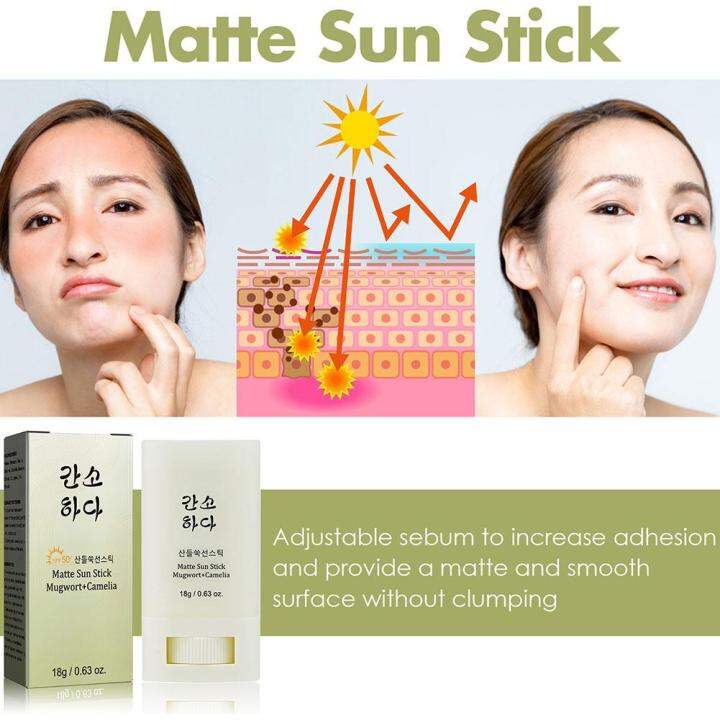 Matte Sun Stick SPF 50+ /PA++++ 18 G Sunstick Refreshing Sunscreen Non