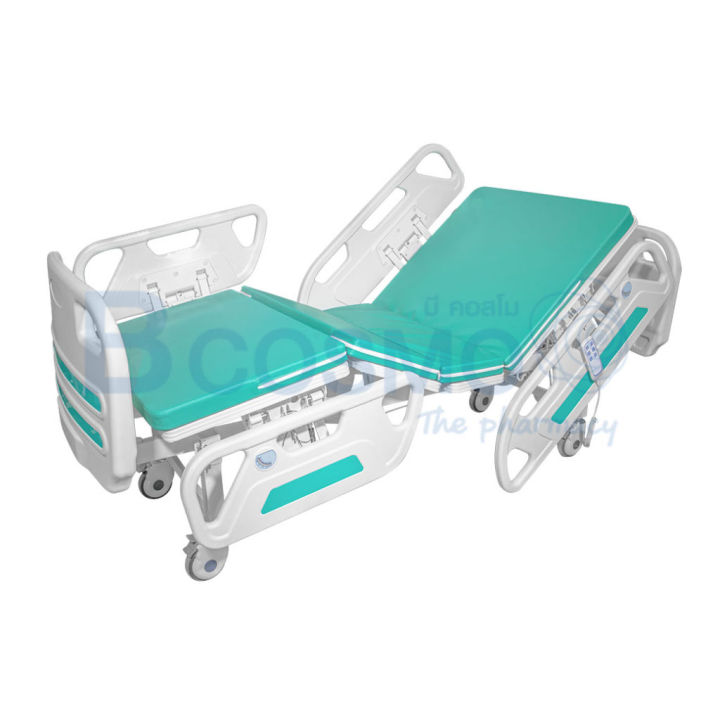 เตียงผู้ป่วยไฟฟ้า-2-ไก-พร้อมรีโมทคอนโทล-ราวปีกนก-ฟรี-เบาะนอน-4-ตอน-เสาน้ำเกลือ-ผ้ายางปูเตียง-ประกันโครงสร้าง-1-ปีเต็ม