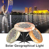 8 Led Solar Garden Lights Outdoor Waterproof Pathway Floor Under Ground Spot Lamp Solar Imitation Marble Led Underground Light