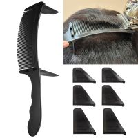 Curved Barber Comb Adjustable Professional Positioning Hair Cutting Comb Flat Top Clipper Comb Heat Resistant Hair Styling Tool