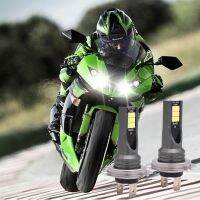 ไฟหน้ารถมอเตอร์ไซค์แบบ Led H7ชุดเปลี่ยนไฟหน้าสำหรับ ZX6R Z900 ZX10R Z800 Z1000 SX อุปกรณ์เสริม