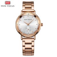 MINI FOCUS Fashion Ladies Watch For Women Brand Luxury Reloj Mujer Montre Femme Relogio Feminino Rose Gold Stainless Steel Strap