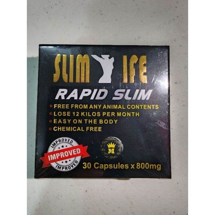 SLIM LIFE RAPID 30 CAPSULES/BOX SLIMMING PILLS IN THE WORLD Lazada PH