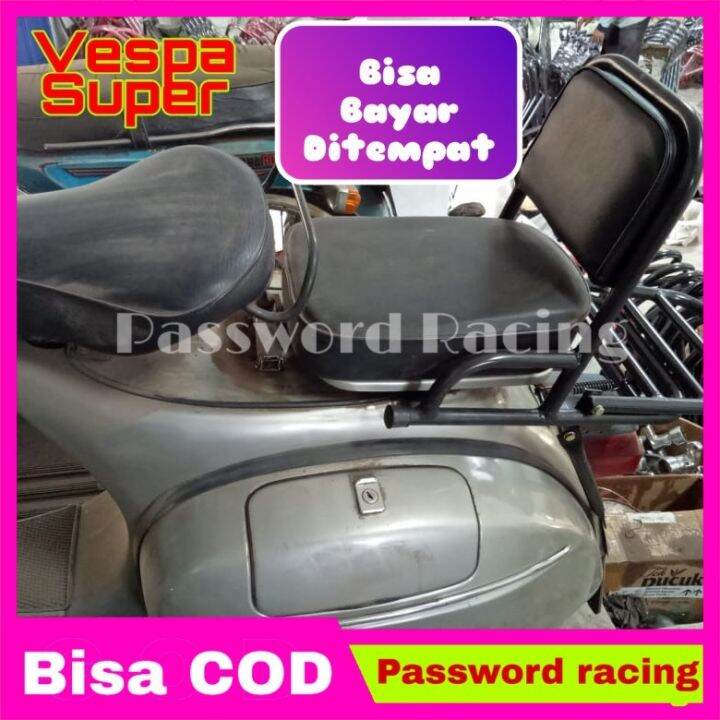 Backrack Vespa Super Rak Sandaran Jok Variasi Lazada Indonesia