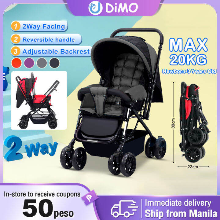 Stroller Baby Foldable For Cabin Compact Stroller Basket With