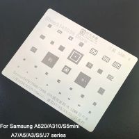 【】 Sotota สำหรับ A3 A5 A7 S5 J7 BGA Stencil A310 A520 S5mini 7580 7880 IC CPU แรม Reballing Pin ความร้อนแม่แบบ