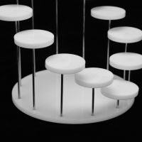 Cake Cupcake Dessert Stand Rack Holder Mini Acrylic Round