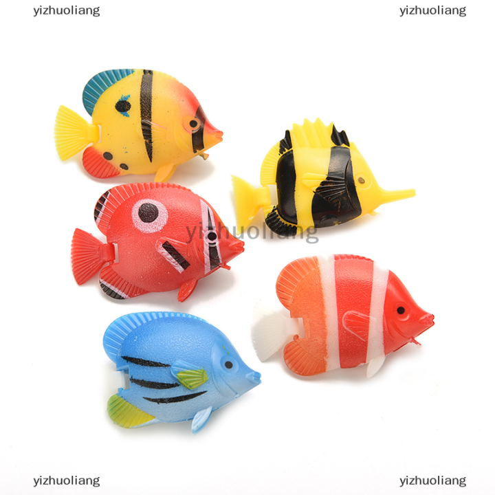 yizhuoliang-ของตกแต่งตู้ปลาพลาสติกประดิษฐ์สำหรับตกแต่งตู้ปลาจำนวน1ชิ้น
