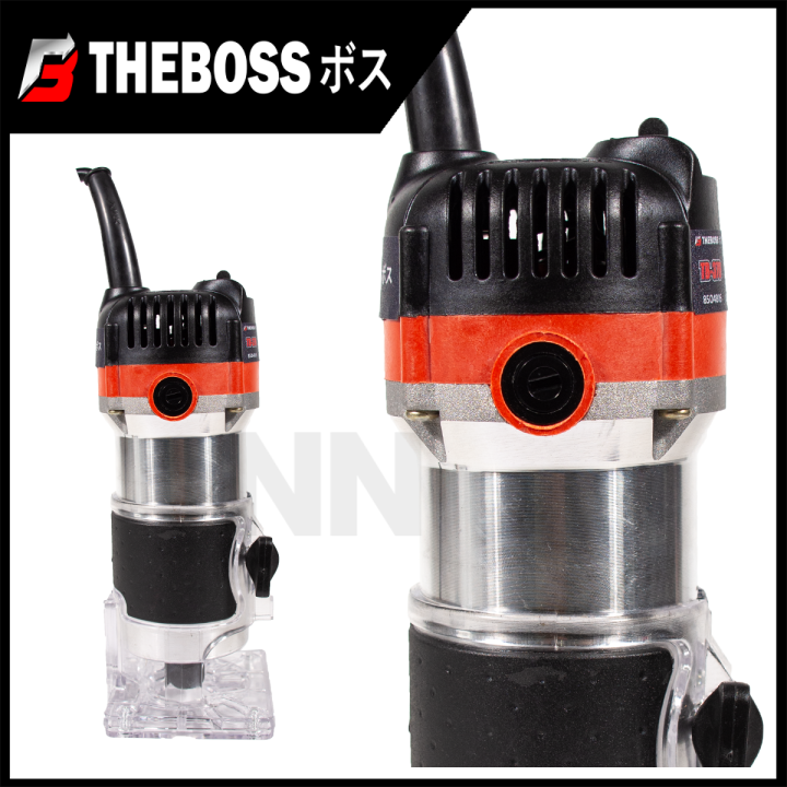 theboss-เครื่องเซาะร่อง-ทริมเมอร์-รุ่น-tb-370-พร้อมกล่องเก็บ-อุปกรณ์ครบ-ของแท้