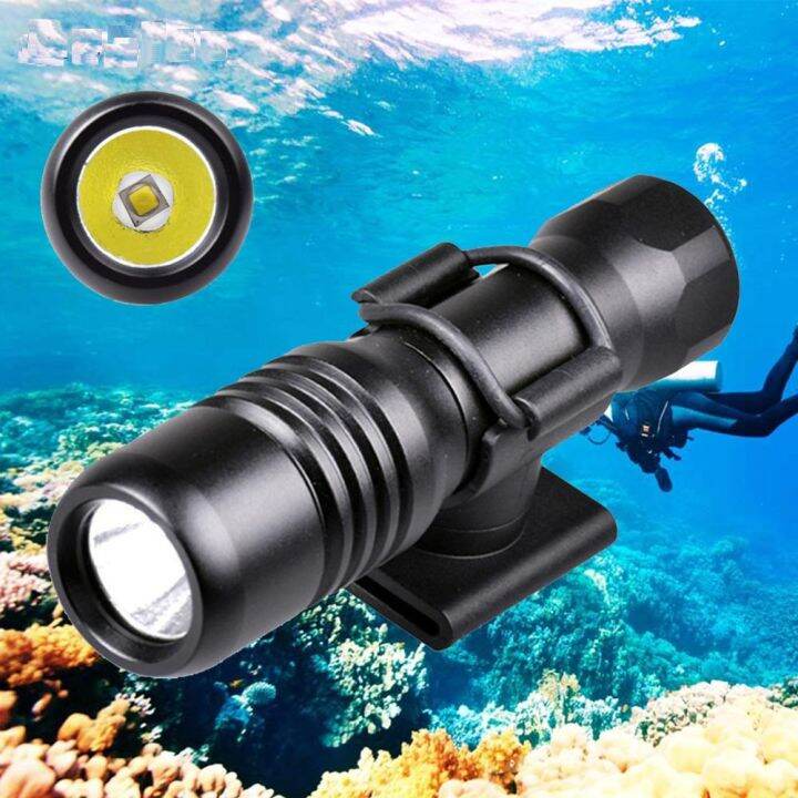 Scuba Dive Flashlight Mini Diving Flashlight Underwater 200M CREE XML