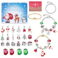 Advent Calendar 2023 Countdown Calendar with Bracelet 24 Days Advent Calendar for Girls DIY Jewelry Making with Charm Beads Christmas Gift outgoing