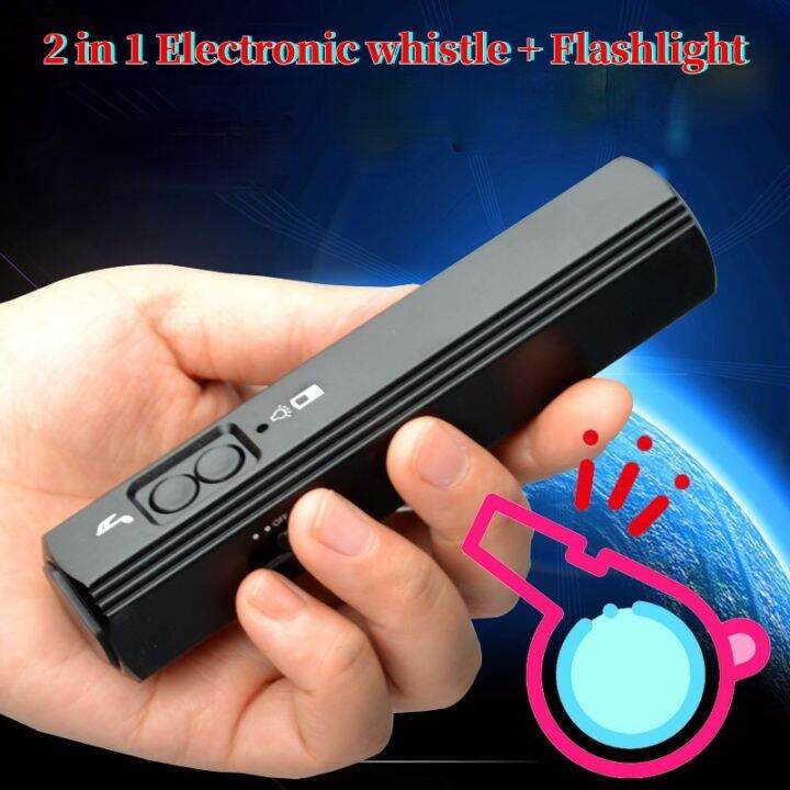 2-in-1-electronic-whistle-with-led-flashlight-high-decibel-outdoor-traffic-football-basketball-game-referee-training-whistle-survival-kits