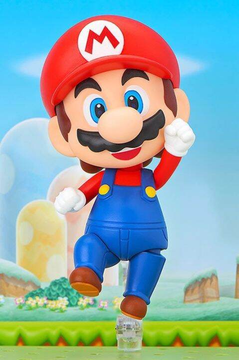 nendoroid-mario-ของเล่นในตลาด10cm-ของเล่นตุ๊กตาขยับแขนขาได้ตุ๊กตา-pvc-393-kwaii-สำหรับของขวัญวันเกิดเด็ก