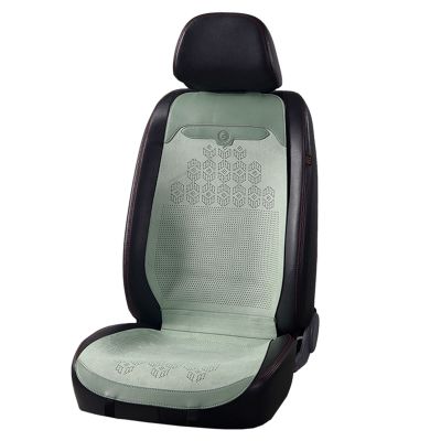 Suede Fur Car Seat Cushion Half-Pack of Universal Heating and Ventilating Car Seat Cushion for All Seasons