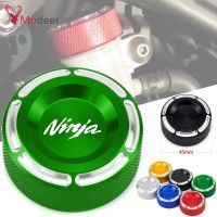 ﹊™ Motorcycle Rear Brake Fluid Reservoir Tank Oil Fluid Cover Cap For Kawasaki Ninja 1000 /ABS Ninja 1000SX NINJA 600 ZX-6R ZX-10R