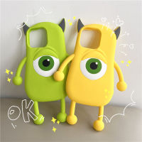 ปลอกสำหรับ iPhone 14 13 12 11 Pro Max 13 Pro 12 Pro ซิลิโคนอ่อนนุ่มการ์ตูนไมเคิล Wazowski ปกหลังกันกระแทกเปลือกโทรศัพท์