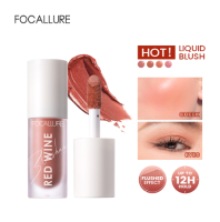 Erya Shop FOCALLURE บลัชออนการคอนทัวร์แก้มธรรมชาติเครื่องสำอางจำพวกแป้งสีทาแก้มเนื้อด้านติดทนนาน2023