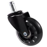 Office Chair Caster Wheels Roller Style Castor Wheel Replacement (2.5inches)