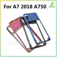 【▼Hot Sales▼】 SRFG SHOP กรอบกลางสำหรับ Samsung Galaxy A7 A750f Sm-A750แผงกรอบกลางด้านหลังตัวเครื่องพลาสติกอะไหล่แผง