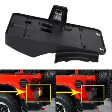 Jeep wrangler rear store license plate holder