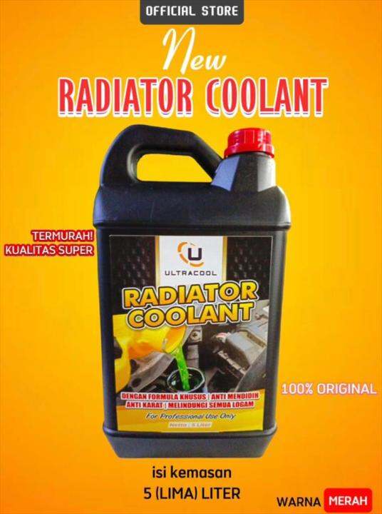 ULTRACOOL Air Radiator Coolant Cairan Pendingin Hijau 5 Liter Galon ...