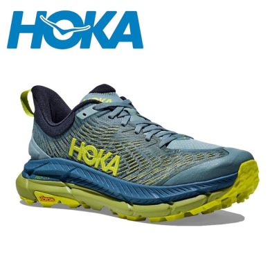 HOKA Mafate Speed 4 Men Trail Running Shoes Outdoor Breathable Non-Slip Light Hiking Trekking Sneakers Road Marathon Sneakers