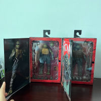 NECA Figurine นินจาเต่ารูปสุดท้าย Ronin แอ็คชั่นของเล่น IDW การ์ตูนสุดยอดเกราะปัจจุบัน